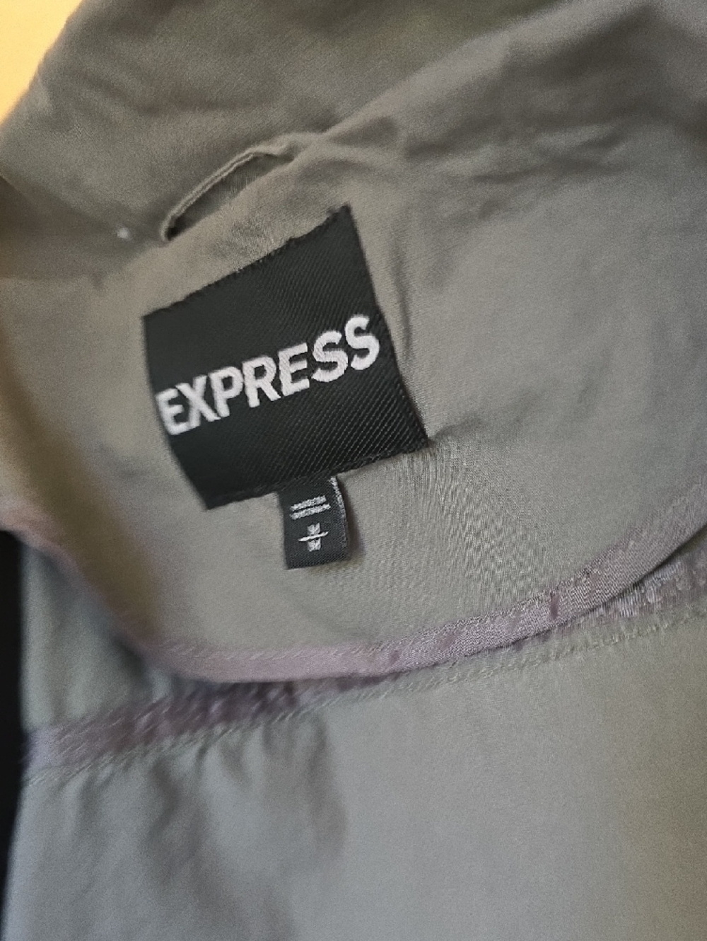 Express Utility Drawstring Waist Jacket - Olive - Picture 5 of 6
